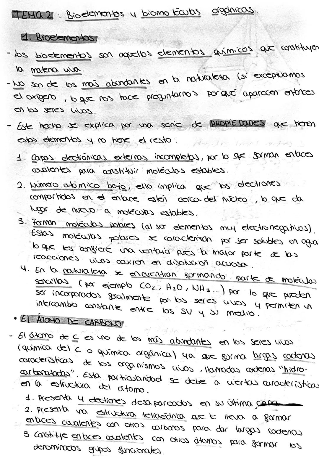 TEMA 2: Bioelementos y biomoléculas orgánicas.
4. Broelementas
- Los bioelementos son aquellos elementos químicos que constituyen
la materia