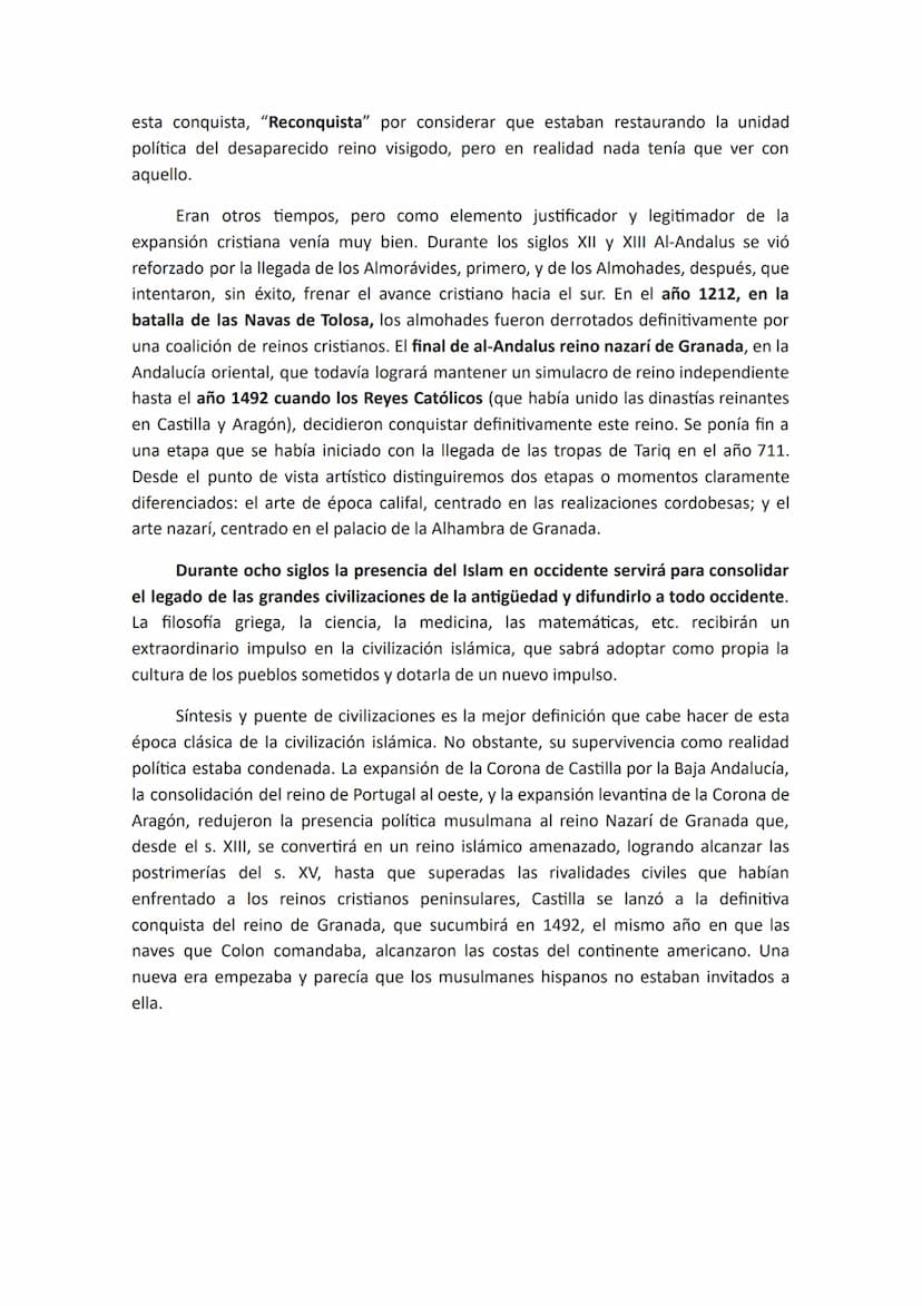 ARTE ISLÁMICO EL ARTE ISLÁMICO: PRESENCIA E INFLUENCIA EN OCCIDENTE.
CONDICIONANTES HISTÓRICOS
El surgimiento de la civilización islámica ti
