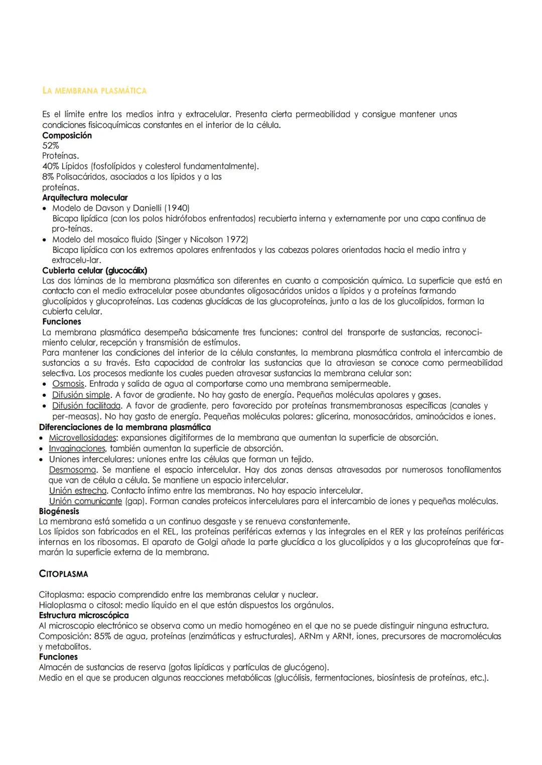 # PARED CELULAR Y MEMBRANA PLASMÁTICA
CITOPLASMA Y ORGÁNULOS MICROTUBULARES

ORGANIZACIÓN ESTRUCTURAL DE LAS CÉLULAS EUCARIÓTICAS

Las célul