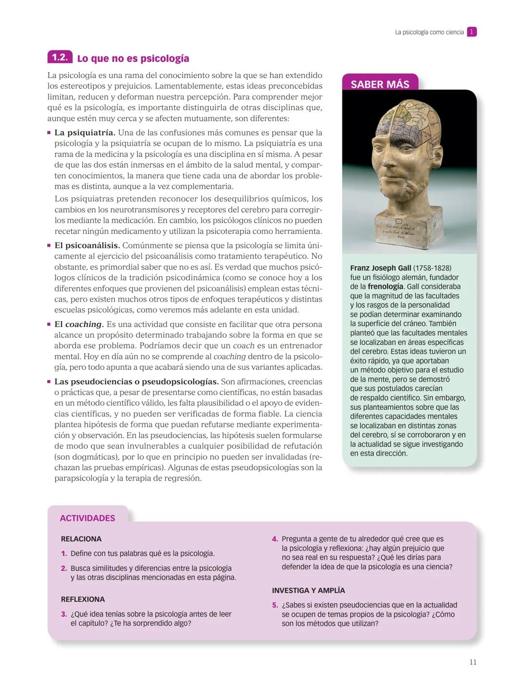 PROYECTO
SABER
HACER

Psicología
SERIE COMPRENDE

El libro Psicología, para segundo curso de Bachillerato, es una obra
colectiva concebida, 