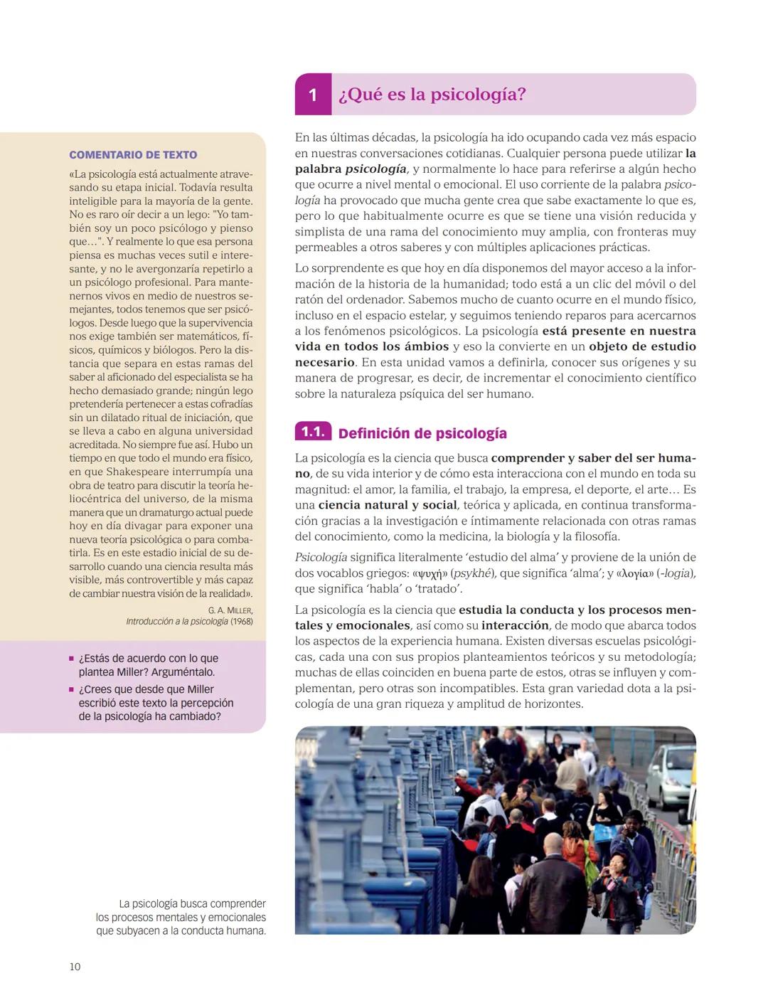 PROYECTO
SABER
HACER

Psicología
SERIE COMPRENDE

El libro Psicología, para segundo curso de Bachillerato, es una obra
colectiva concebida, 