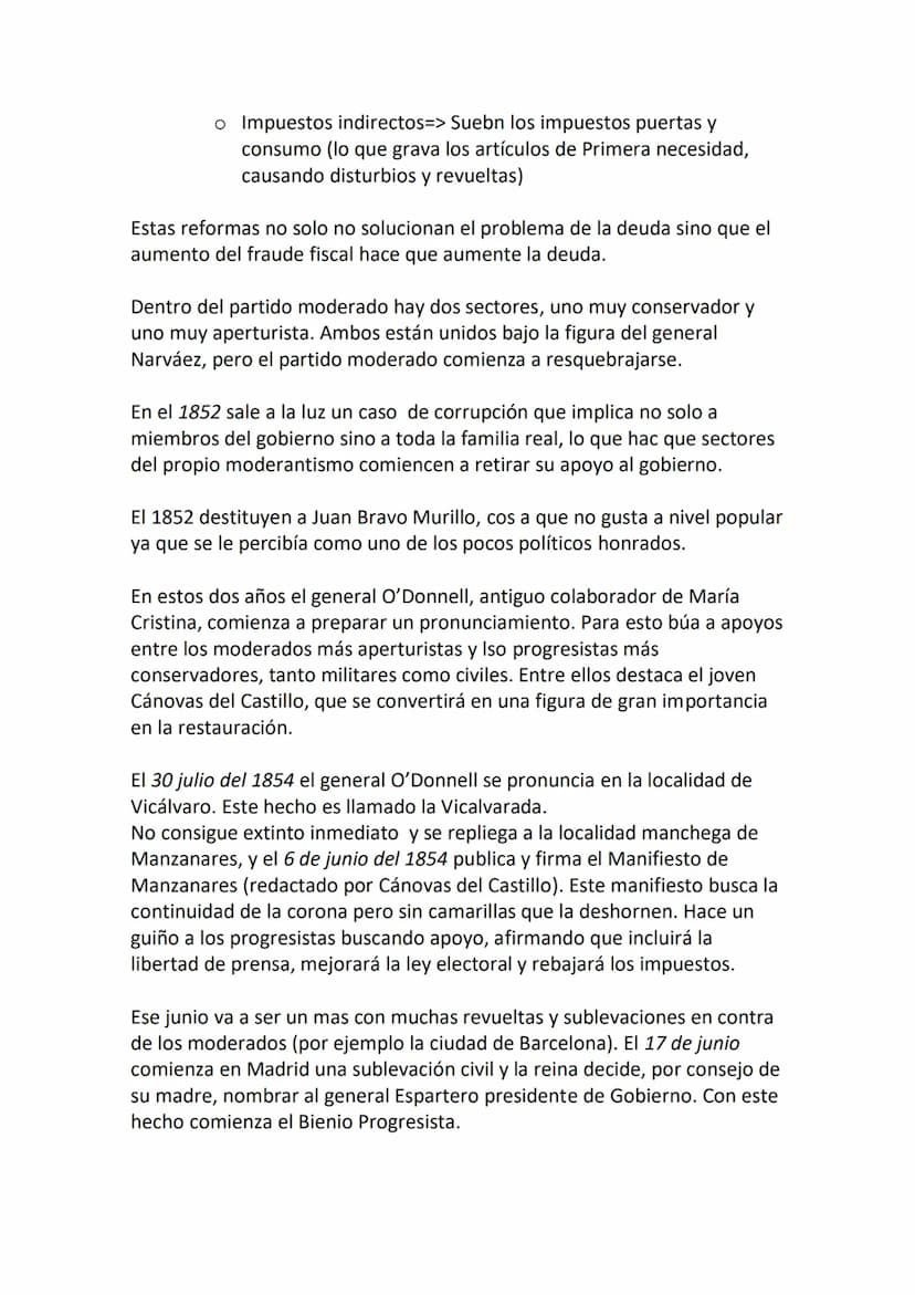 BLOQUE 6: LA CONFLICTIVA CONSTRUCCIÓN
DEL ESTADO LIBERAL
6.1. EL REINADO DE ISABEL II (1833-1868): LA PRIMERA
GUERRA CARLISTA. EVOLUCIÓN POL