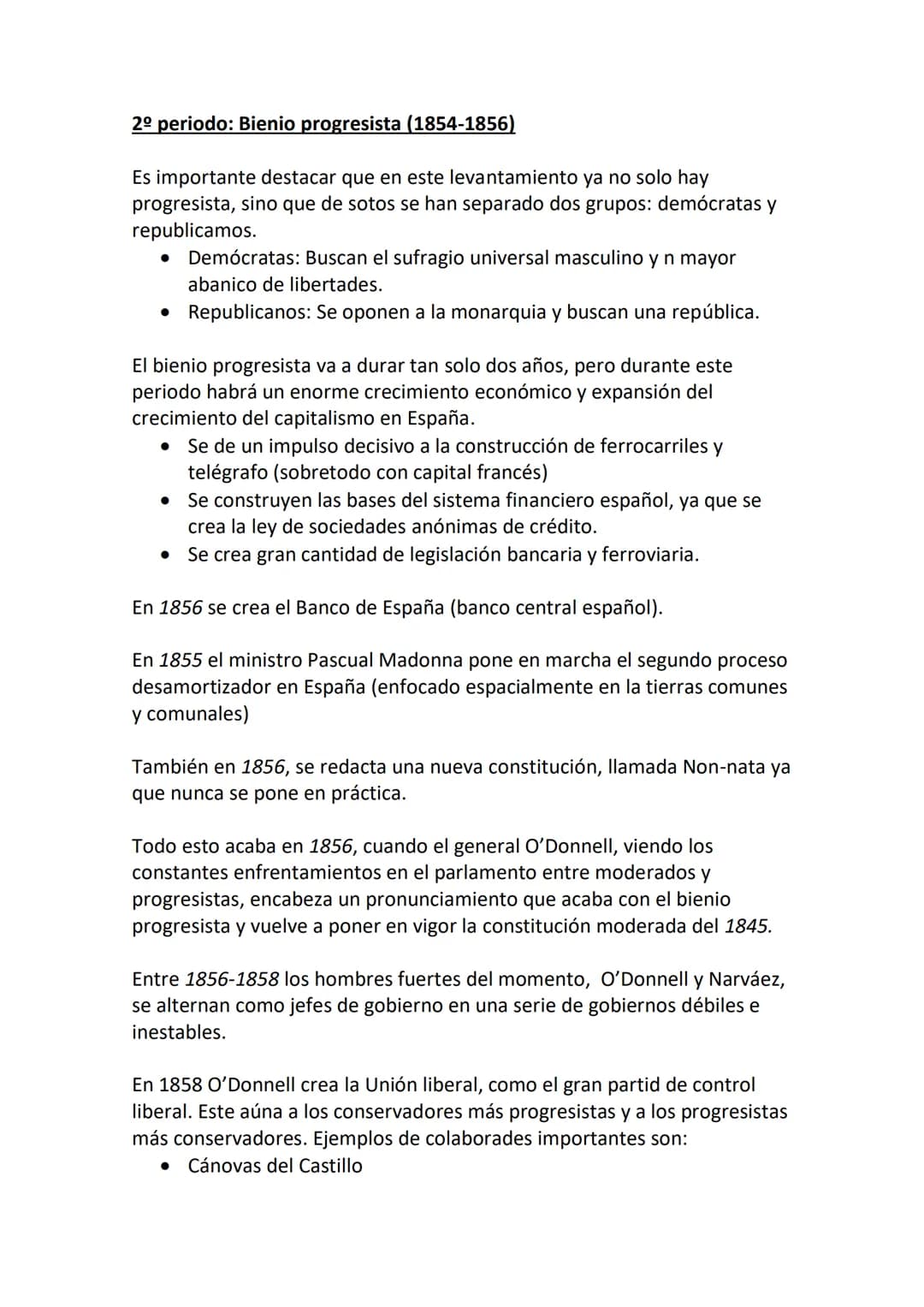 BLOQUE 6: LA CONFLICTIVA CONSTRUCCIÓN
DEL ESTADO LIBERAL
6.1. EL REINADO DE ISABEL II (1833-1868): LA PRIMERA
GUERRA CARLISTA. EVOLUCIÓN POL