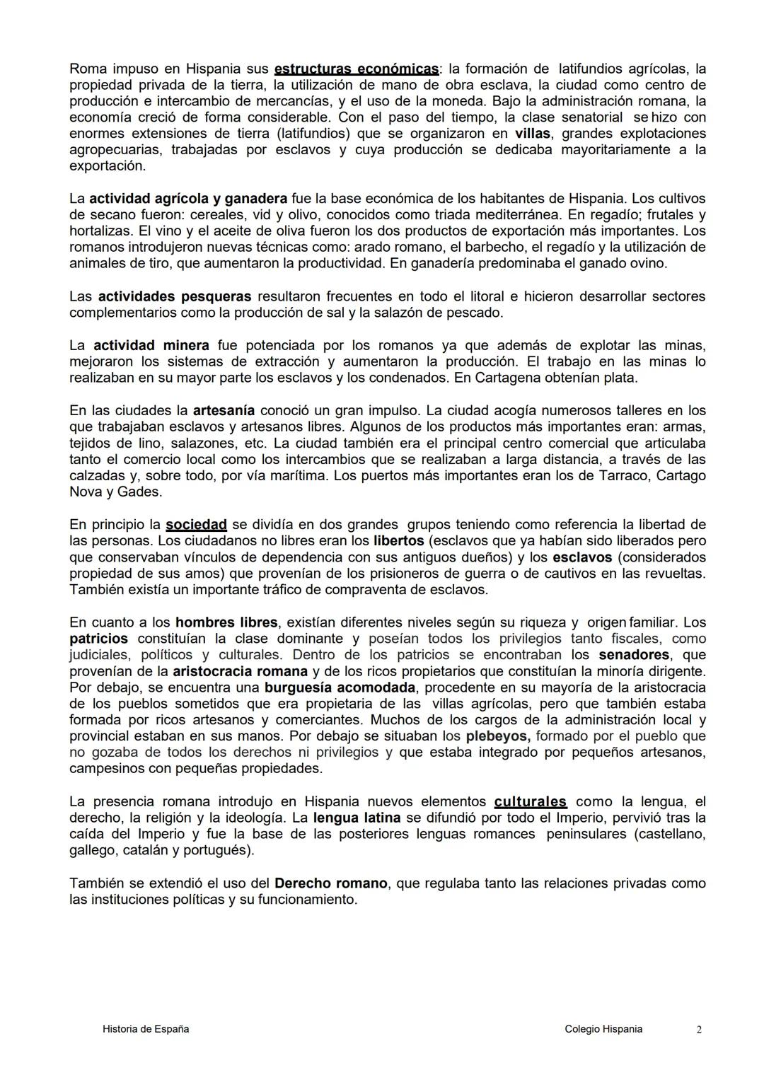# 1. LA ROMANIZACIÓN

Introducción

La presencia de Roma en la Península Ibérica comenzó a finales del siglo III a.C. (218 a.C.), con el
des
