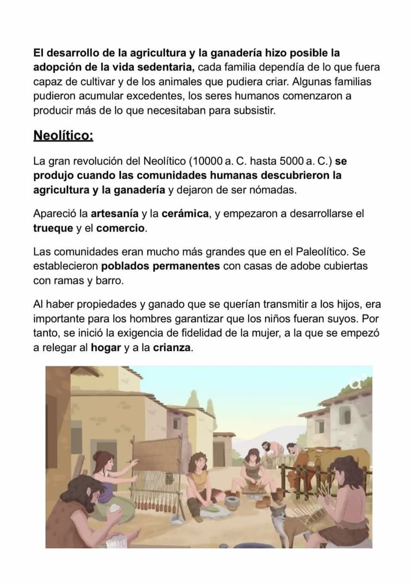PREHISTORIA
Paleolítico:
Aparición de los primeros homínidos (en África).
Evolución:
A lo largo de cientos de miles de años, los homínidos e