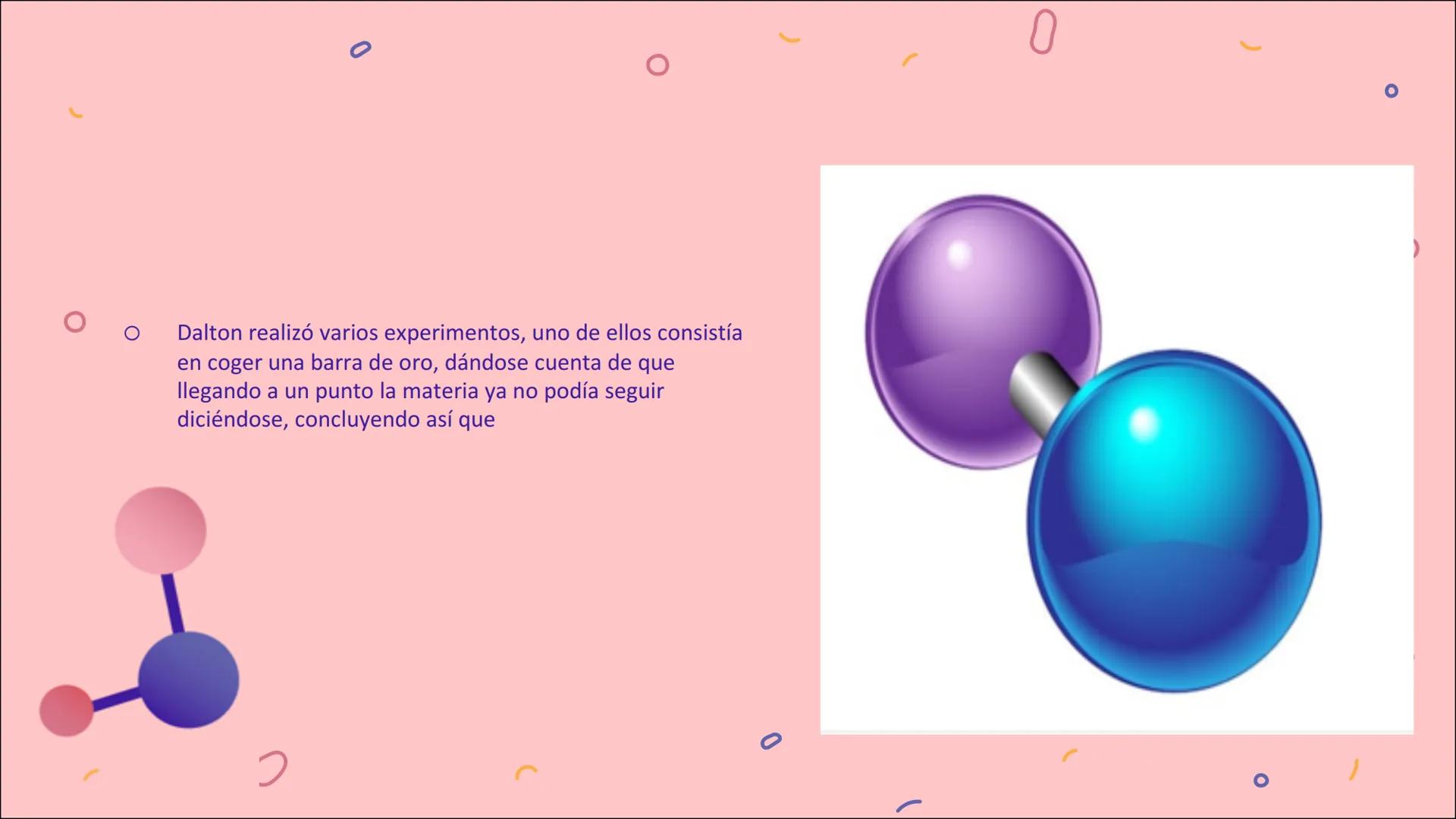 O
Modelos atómicos
0
1
( J
1
Teoría atómica de Dalton.
Consiste en que la materia está formada por partículas indivisibles de tamaño ínfimo,