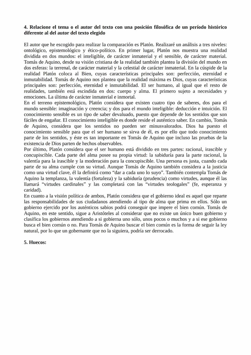 EJEMPLO EXAMEN TOMÁS DE AQUINO
Respuesta a las objeciones: 1. A la primera hay que decir: Todos estos preceptos de la ley natural
constituye