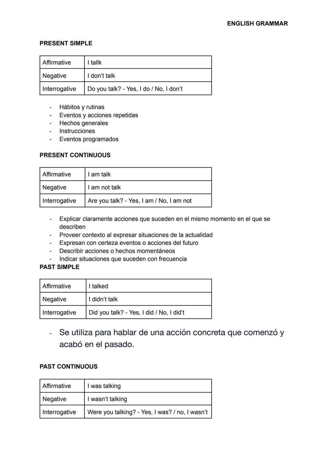 Gramática Inglesa: Parte 1