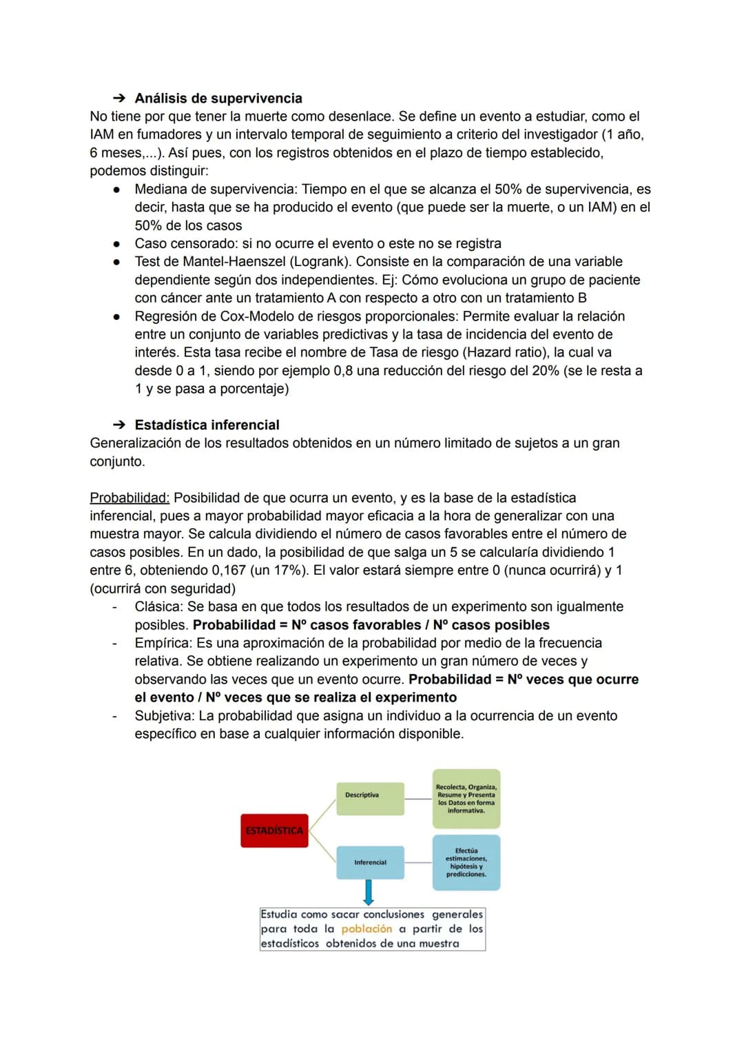 MÓDULO 5: ESTADÍSTICA
Estadística: Herramienta que permite tomar decisiones en incertidumbre.
La Ciencia se ocupa, en general, de fenómenos 