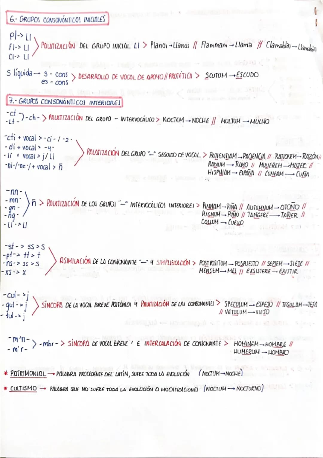LATIN
①FUNCIONES SINTÁCTICAS
⚫NOMINATIVO
•VOCATIVO
ACUSATIVO
GENITIVO
DATIVO
ABLATIVO
SUJETO ATRIBUTO
APELACIÓN
• C.D // PREP. + ACC. = C.C 
