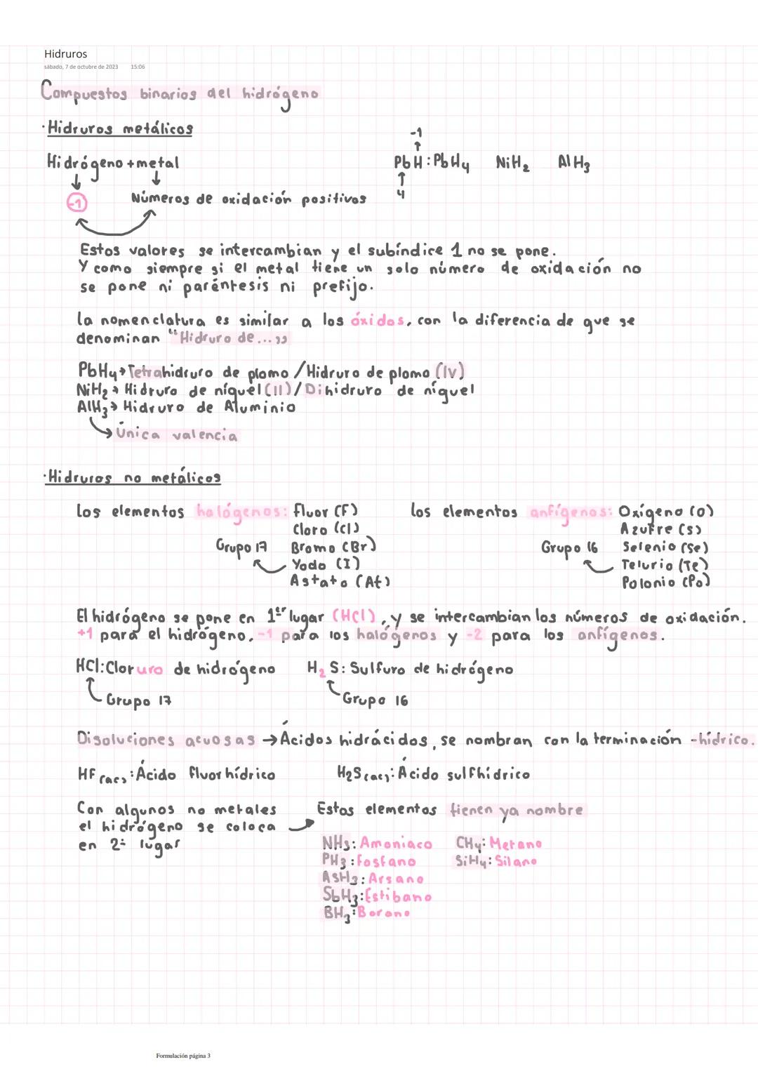 Tabla de valencias
lunes, 9 de octubre de 2023 16:55
Tabla de valencias
G₁
H
$1
4
A
Na
+1
k
Rb
+1
Cs
+1
fr
G2
+2
Be
+2
M₂
+2
Ca
+2
Sr
+2
Ba
