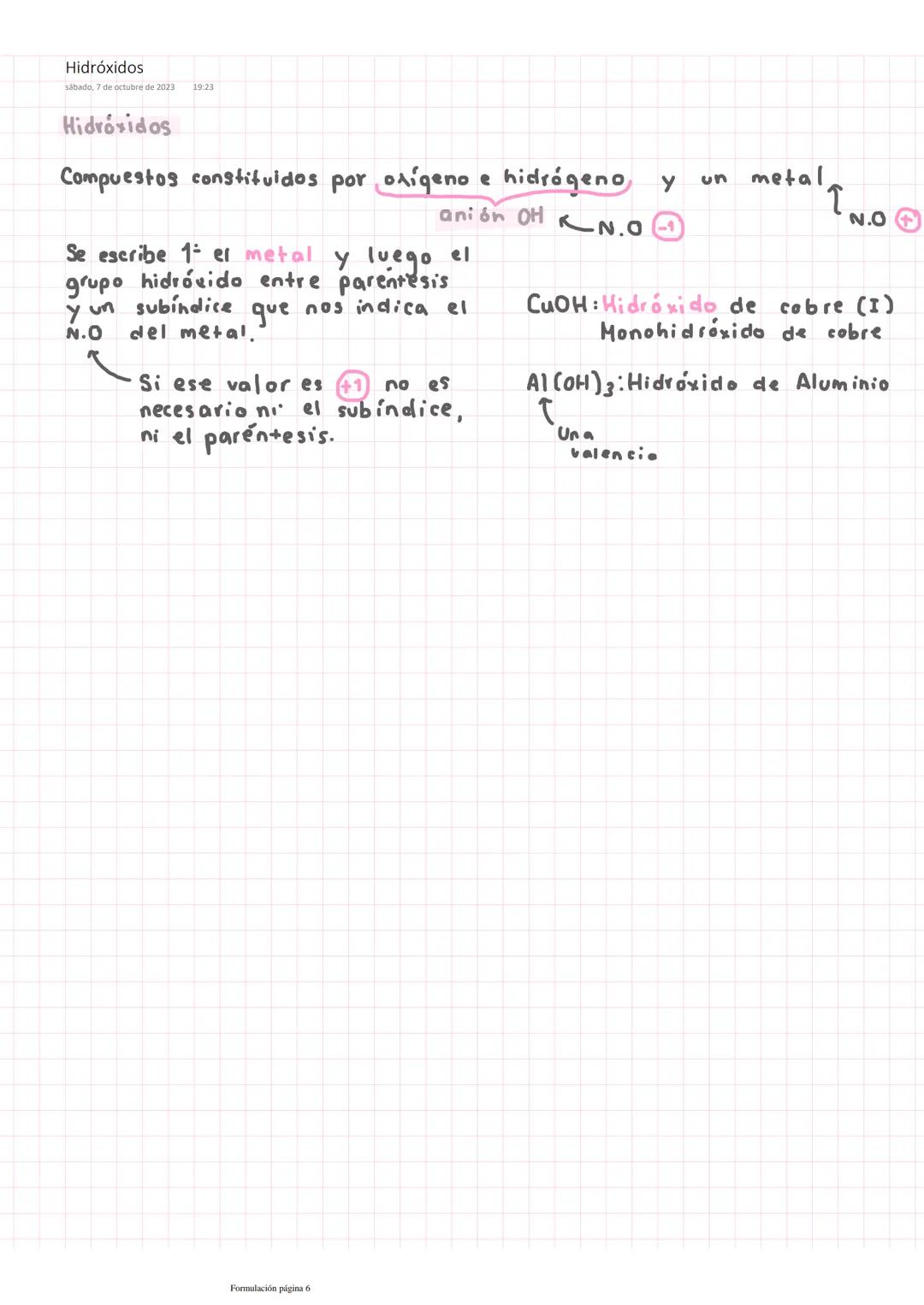Tabla de valencias
lunes, 9 de octubre de 2023 16:55
Tabla de valencias
G₁
H
$1
4
A
Na
+1
k
Rb
+1
Cs
+1
fr
G2
+2
Be
+2
M₂
+2
Ca
+2
Sr
+2
Ba

