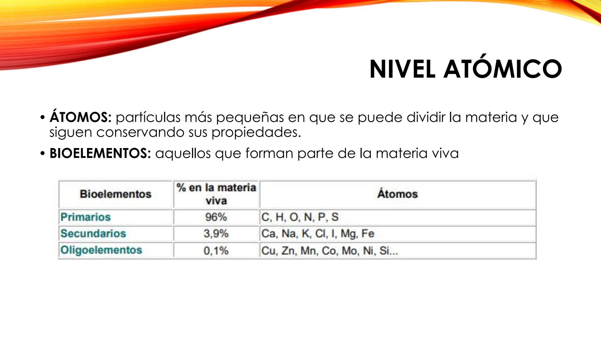 LA CÉLULA HUMANA
Tema 1. 3º ESO NIVELES DE ORGANIZACIÓN DE LA MATERIA
Los definimos como cada uno de los grados de complejidad en los que se