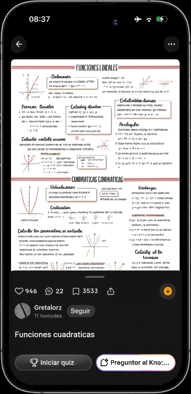 Apuntes de la app Knowunity
