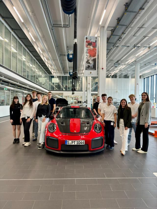 Visita a fábrica de Porsche