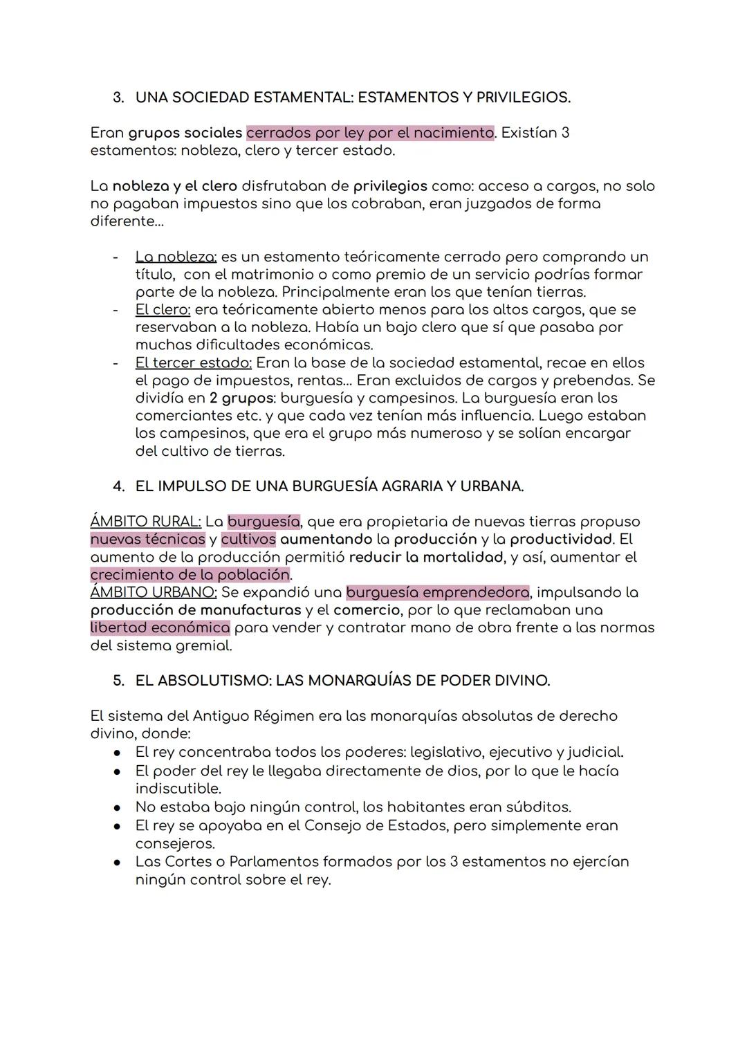 # TEMA 1. LA CRISIS DEL ANTIGUO
# RÉGIMEN Y LA ILUSTRACIÓN
1. UNA SOCIEDAD RURAL Y TRADICIONAL
El régimen demográfico antiguo es una de la