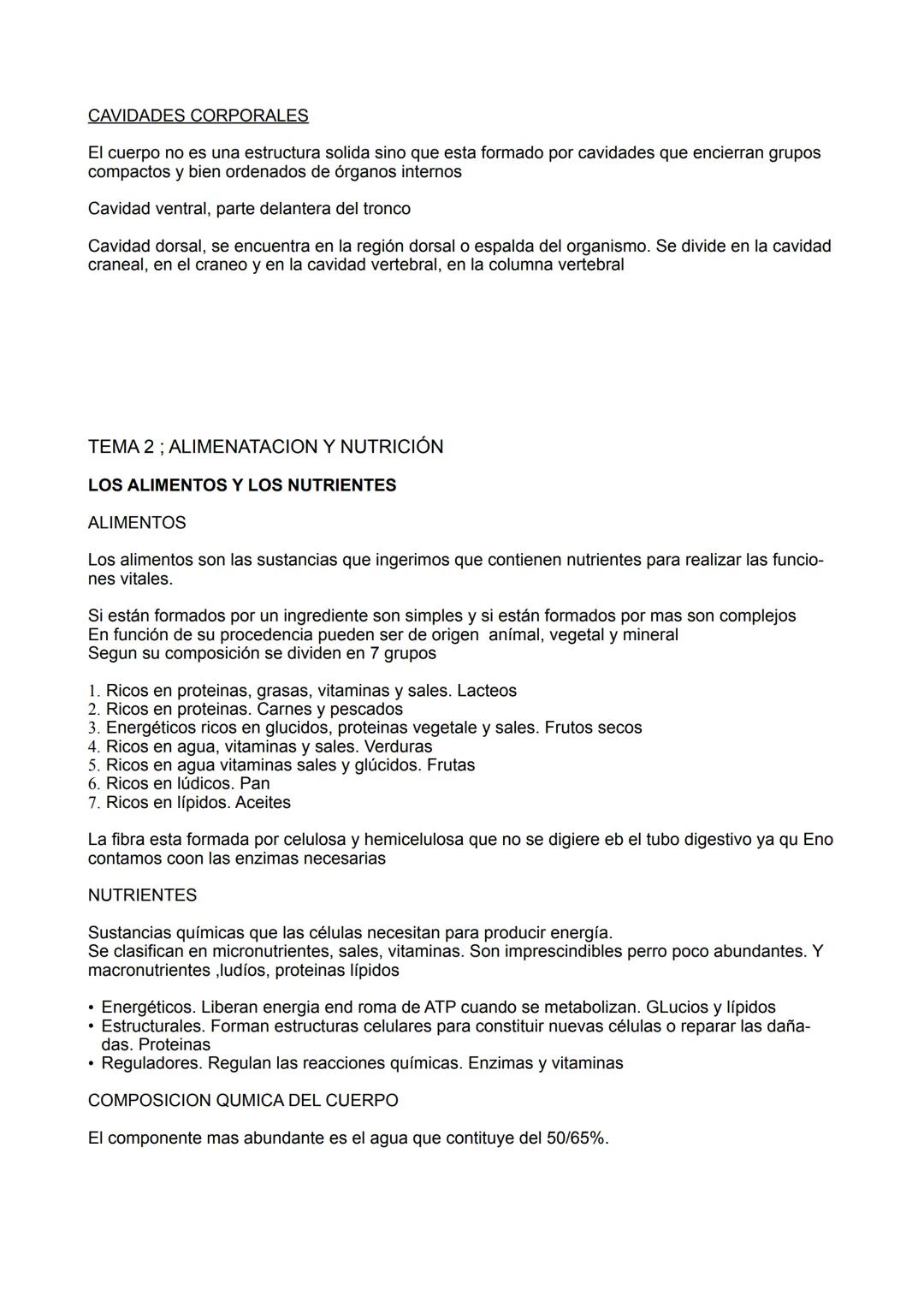 ANATOMÍA
TEMA 1; EL CUERPO HUMANO
CARACTERÍSTICAS
Complejidad química, estructuras complejas que no aparecen en estructuras inertes
Metaboli