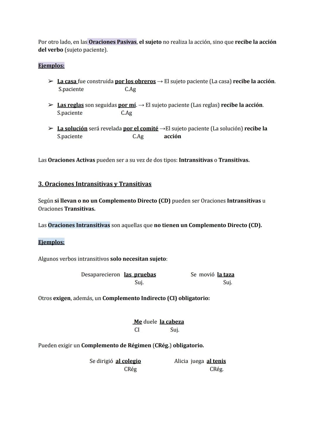 1. Oraciones Copulativas y Predicativas
Según el verbo del predicado, podemos dividir las oraciones en Copulativas o en Predicativas.
Para e