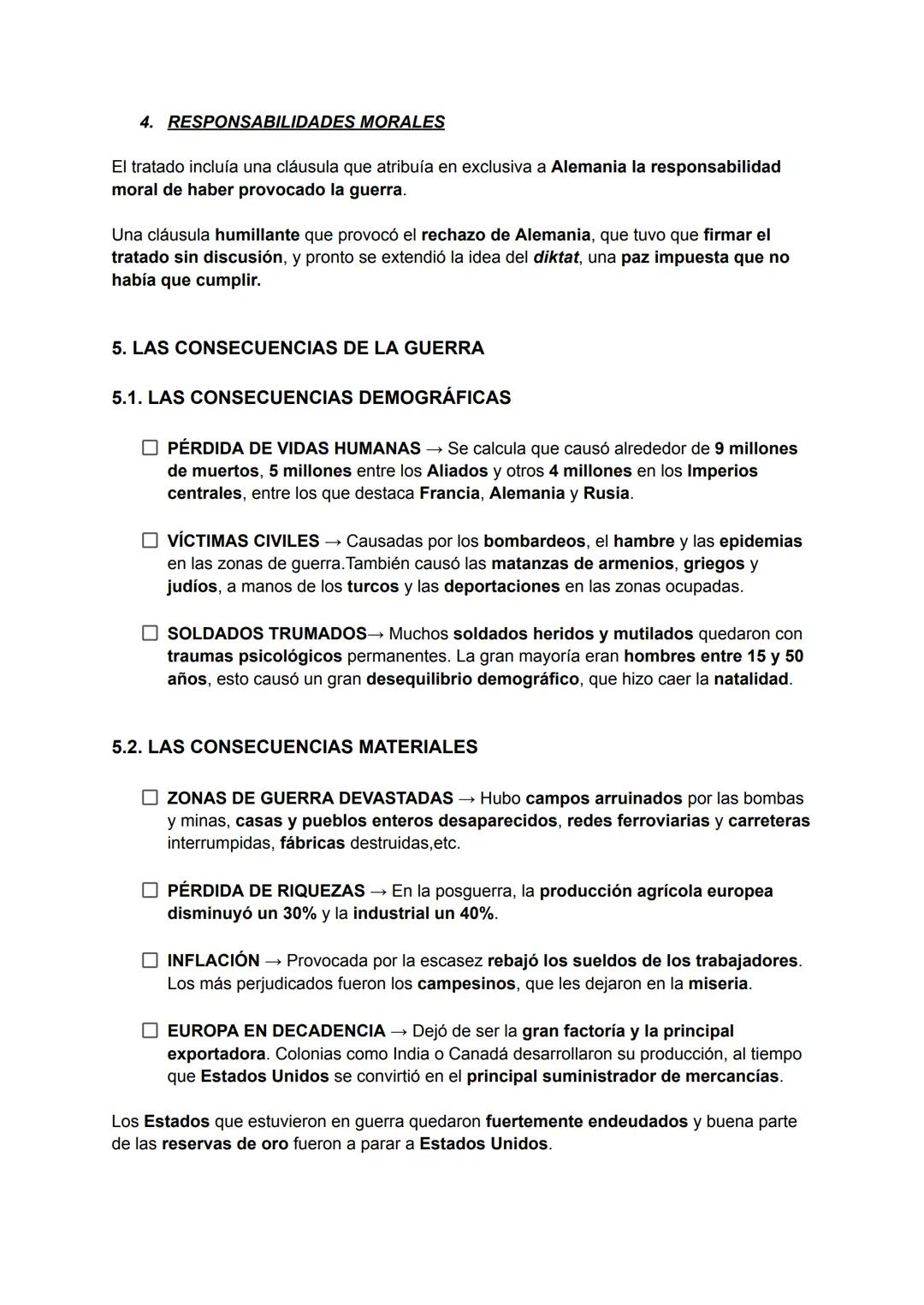HISTORIA 4º ESO
BLOQUE 4: LA PRIMERA GUERRA MUNDIAL
La Primera Guerra Mundial ocurrió entre 1914 y 1918, y fue una de las más mortíferas d