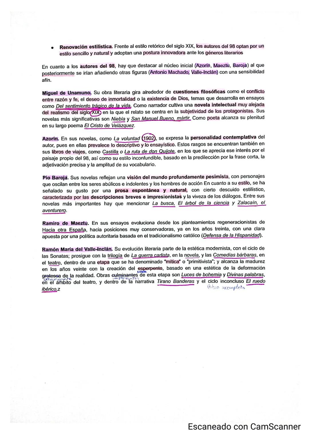 tem/az
Modernismo y generación del 98 son manifestaciones de la profunda crisis cultural que afectó a
toda Europa a finales del siglo XIX co