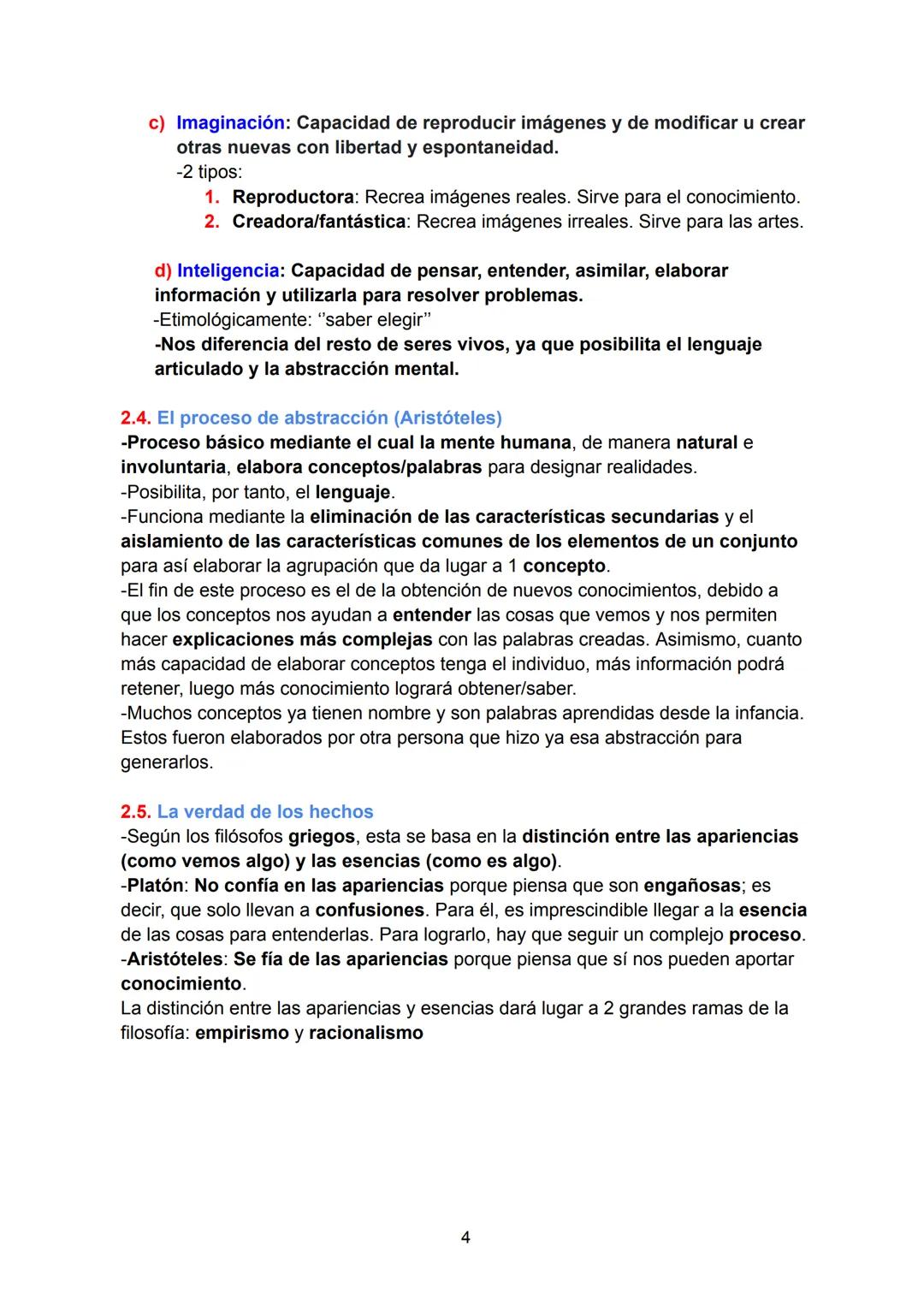 FILOSOFÍA TEMAS 2 Y 3: GNOSEOLOGÍA Y EPISTEMOLOGÍA
Índice
1. INTRODUCCIÓN
2.
GNOSEOLOGÍA
3.
2.1. Tipos de pensamientos según Platón y Aristó