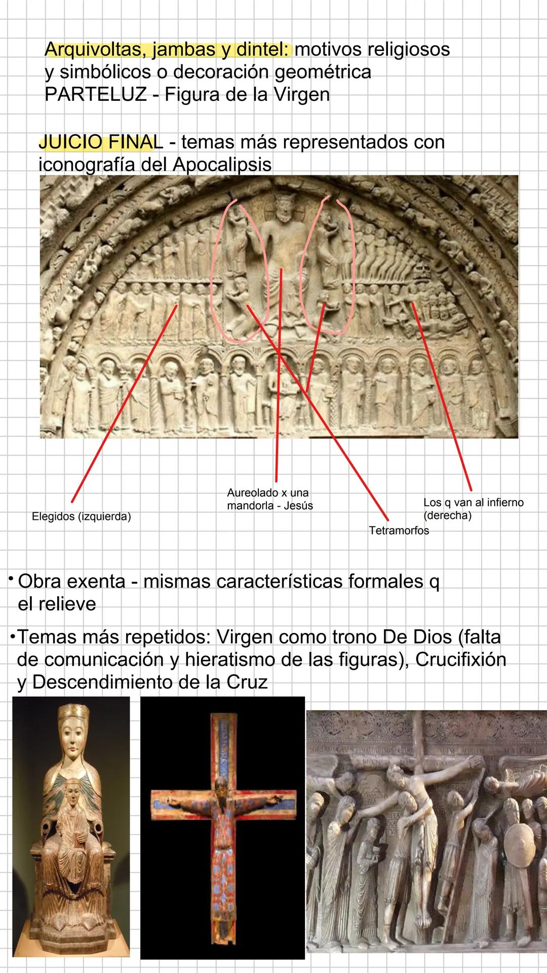 # CARACTERÍSTICAS
GENERALES
* Escuelas arquitectónicas - Uso arco de medio punto y
bóveda de cañón (elementos sostenidos) y necesidad
de