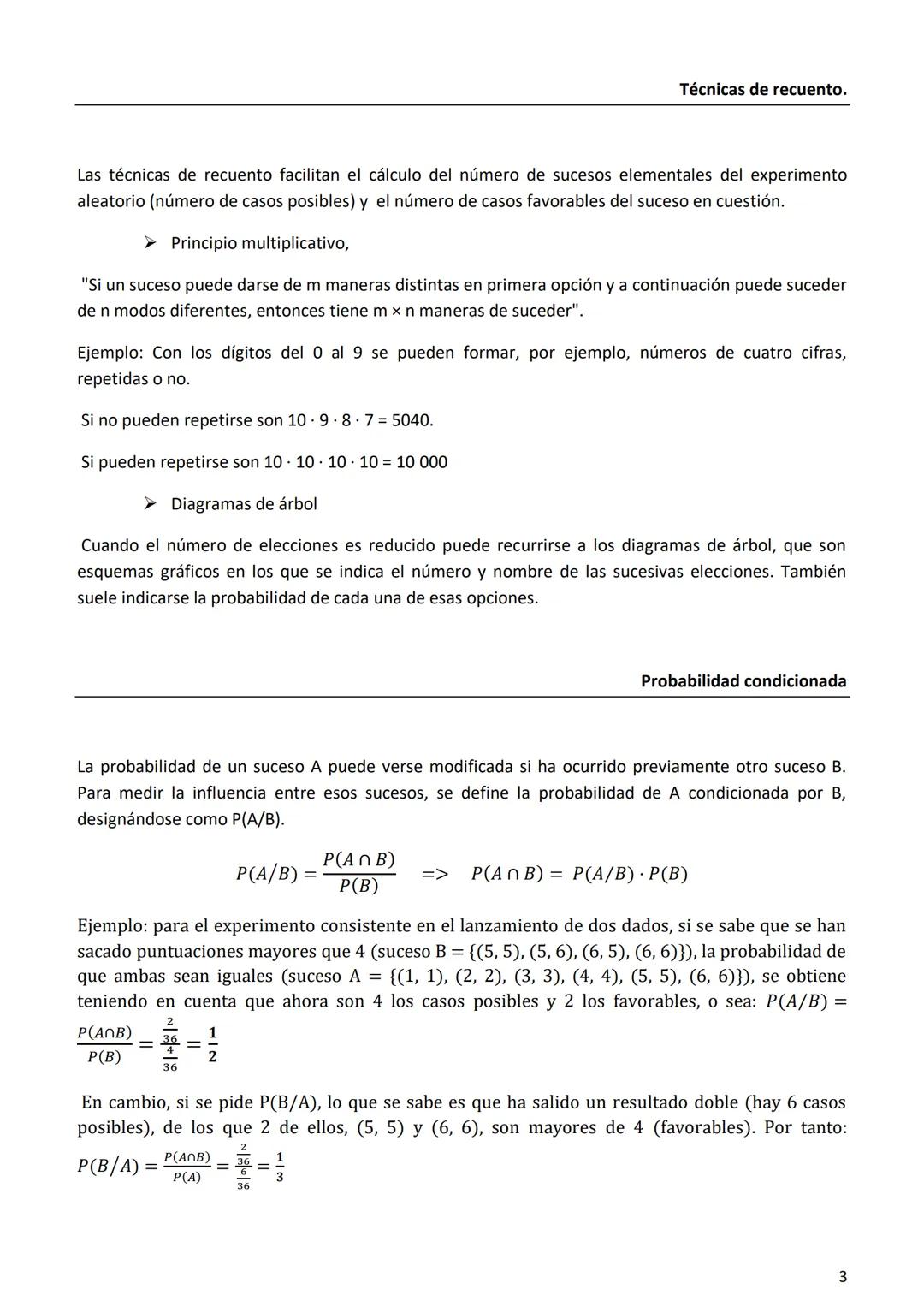 ●
PROBABILIDAD
Un experimento se dice que es aleatorio cuando no se puede predecir su resultado;
además, si se repitiese el mismo experiment
