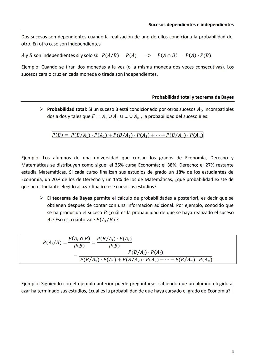 ●
PROBABILIDAD
Un experimento se dice que es aleatorio cuando no se puede predecir su resultado;
además, si se repitiese el mismo experiment