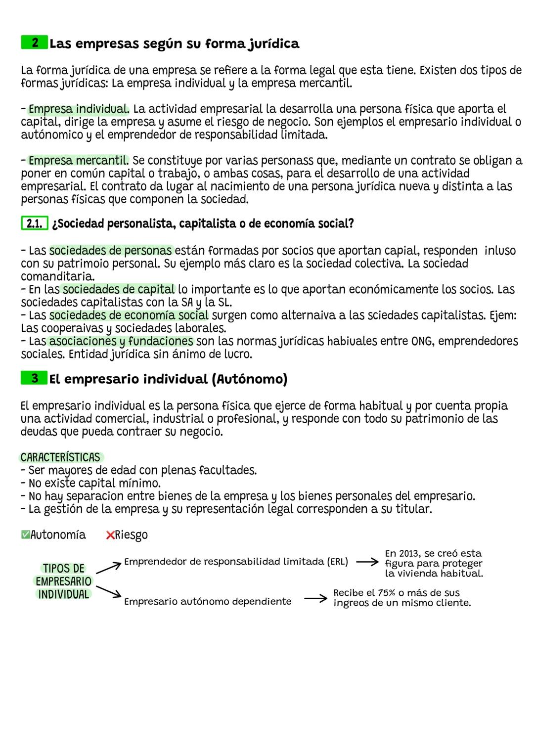 Tema 2
1 Criterios de clasificación de las empresas
1.1. Según el sector económico
CLASES DE EMRESA Y FORMAS DE
EMPRENDIMIENTO
- Sector prim