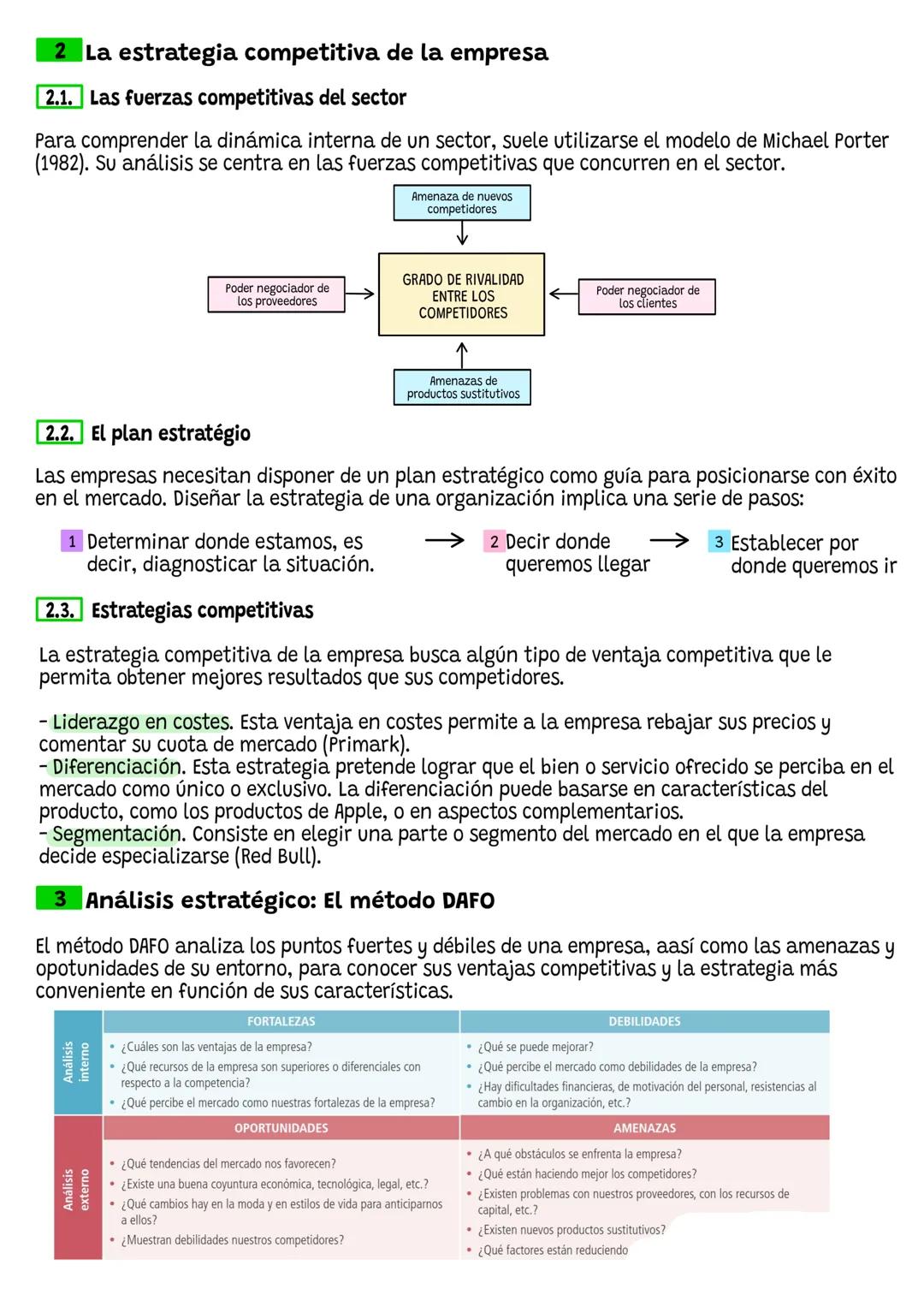 # Tema 3
ENTORNO, ESTRATEGIA Y DESARROLLO
EMPRESARIAL
1 El entorno de la empresa
Entorno general
↓
Factores ajenos a
las empresas, no
co