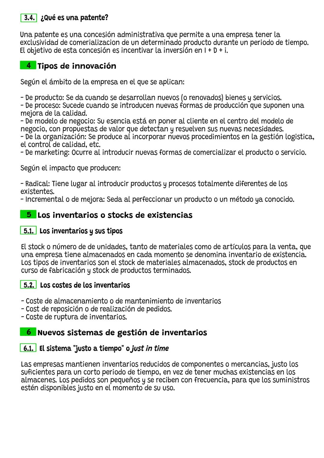 # Tema 6 PRODUCTIVIDAD, EFICIENCIA E
INNOVACIÓN
1 Productividad global o total
Mide la relación que hay entre el valor en unidades monetar