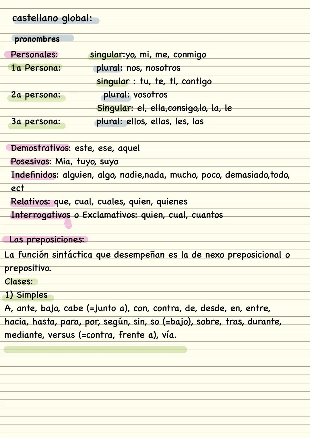 castellano global:
sintaxis:
complemento directo:
¿que es?
el complemento directo es aquello sobre lo que verbo ejerce su
acción, y sin este