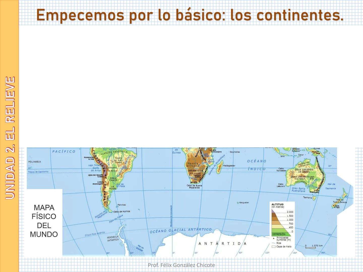 # UNIDAD 2. EL RELIEVE
Estructura de la Tierra
La formación del relieve UNIDAD 2. EL RELIEVE
¿Para qué conocer el relieve?
Nuestro objet