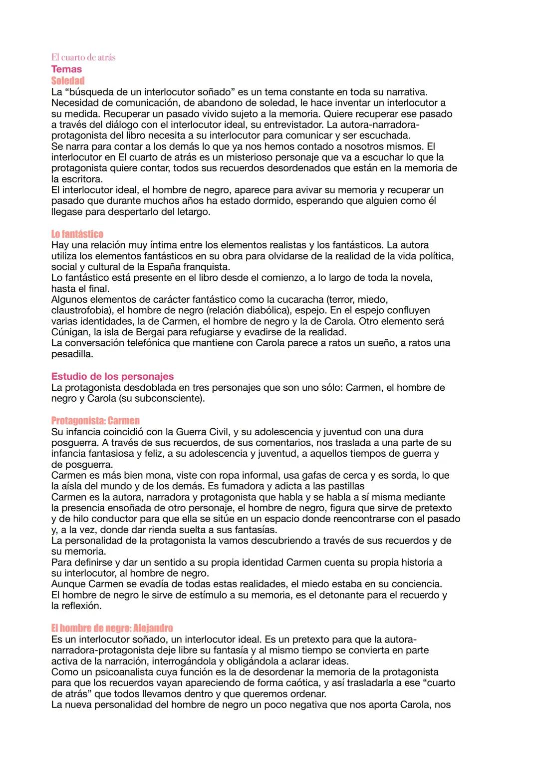 “El cuarto de atrás”