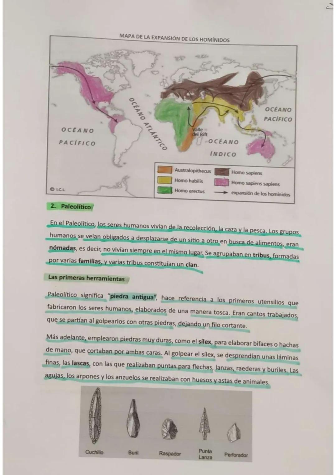 # Prehistoria
Historia
Es la ciencia que estudia los hechos protagonizados por los seres humanos en el pasado.
Se divide en etapas:
Apar