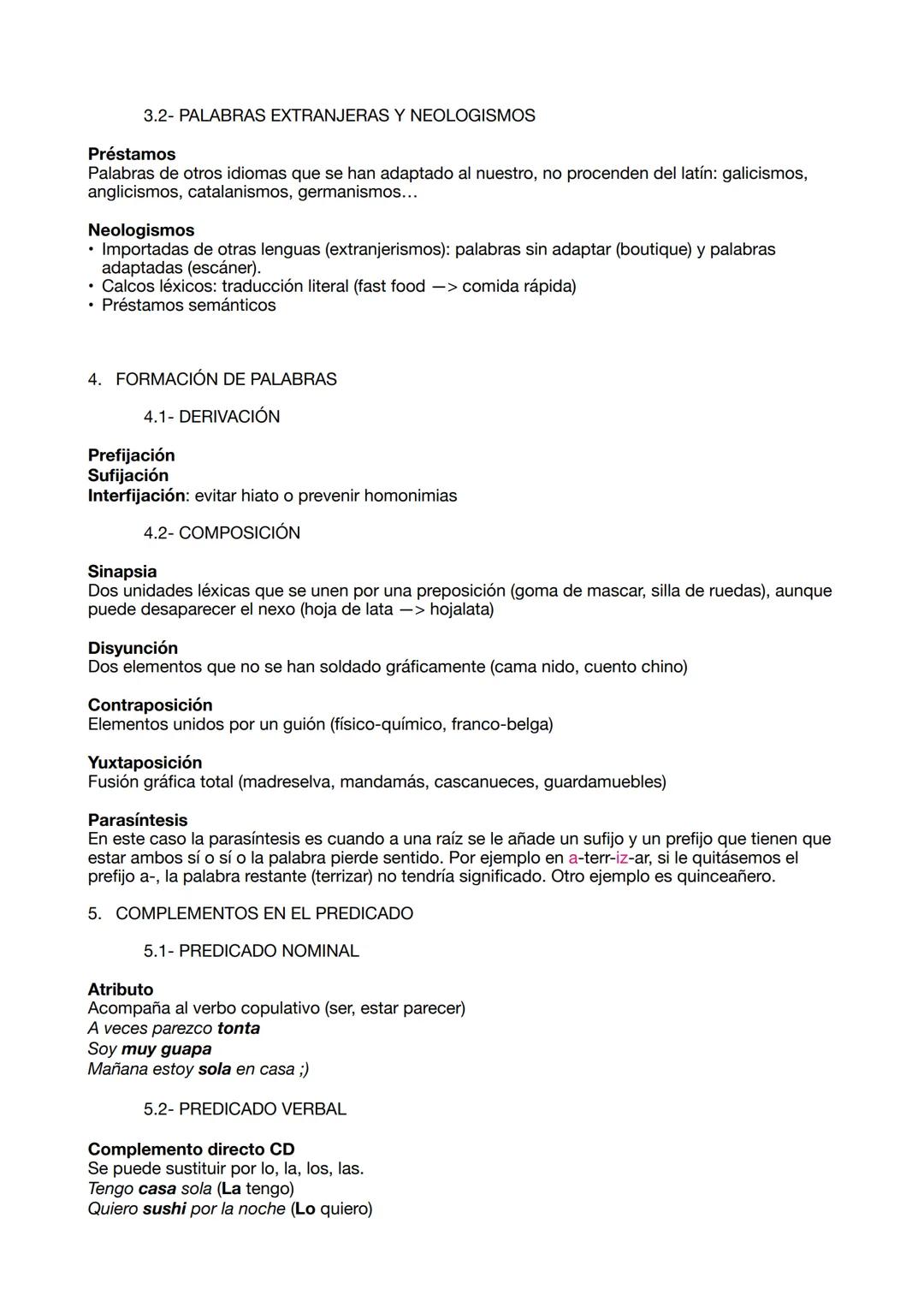 EXAMEN LENGUA II 1° TRIMESTRE
1. TEORÍA
Morfología
Parte de la gramática que se ocupa de la estructura interna de las palabras y de como s