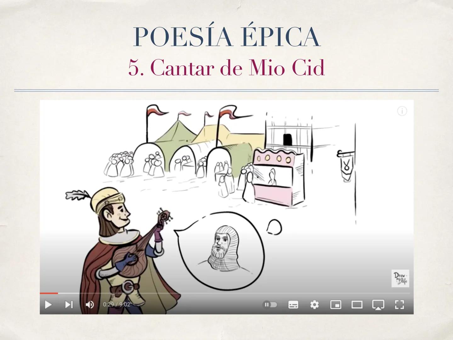 - LITERATURA MEDIEVAL:
- La poesía épica
- 1º BACHILLERATO
- Marta Agramunt # ANTES DE COMENZAR...
---
¿Qué es la poesía épica? # POESÍA É