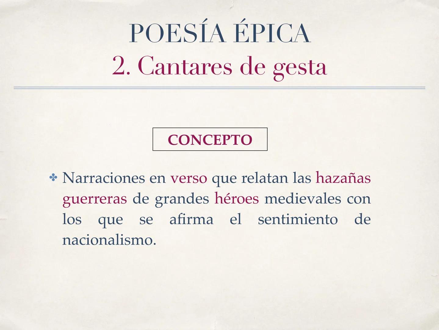 - LITERATURA MEDIEVAL:
- La poesía épica
- 1º BACHILLERATO
- Marta Agramunt # ANTES DE COMENZAR...
---
¿Qué es la poesía épica? # POESÍA É