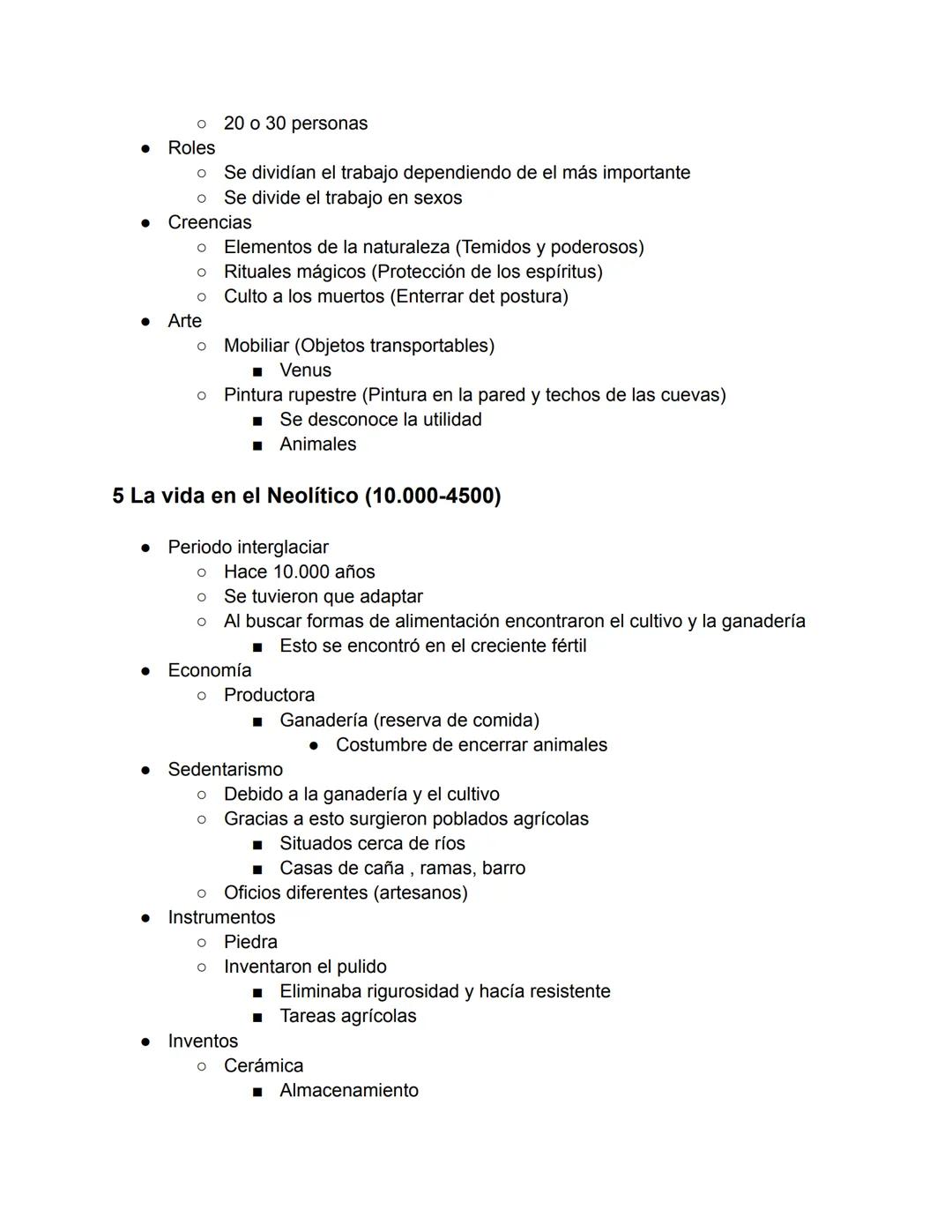# PREHISTORIA
1 Edades y fuentes de la prehistoria
Historia:
* Ciencia estudia pasado humanidad
* Analiza civilizaciones en el tiempo