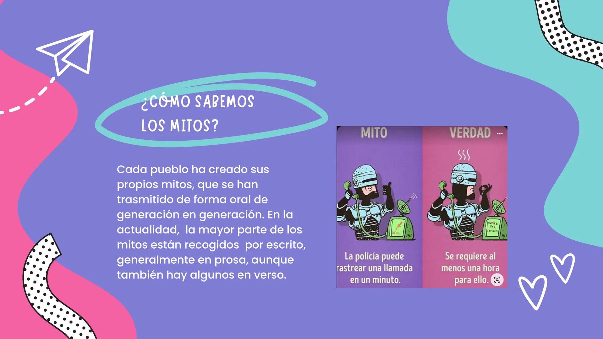 BORCELLE 2030
LENGUA:
EL MITO INTRODUCCIÓN
Holaaaaa, hoy te voy a enseñar
que es un mito, sus
características, donde se sitúa y
sus perso