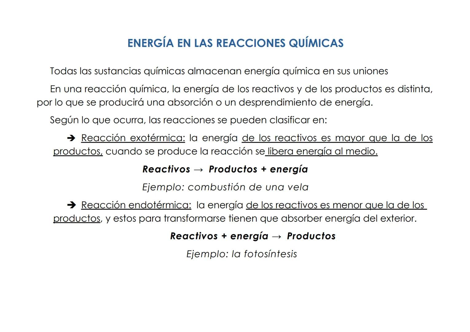 # REACCIONES QUÍMICAS
CAMBIOS FÍSICOS Y QUÍMICOS
• Cambio físico: transformación en la que no varía la naturaleza de la materia.
Antes y d