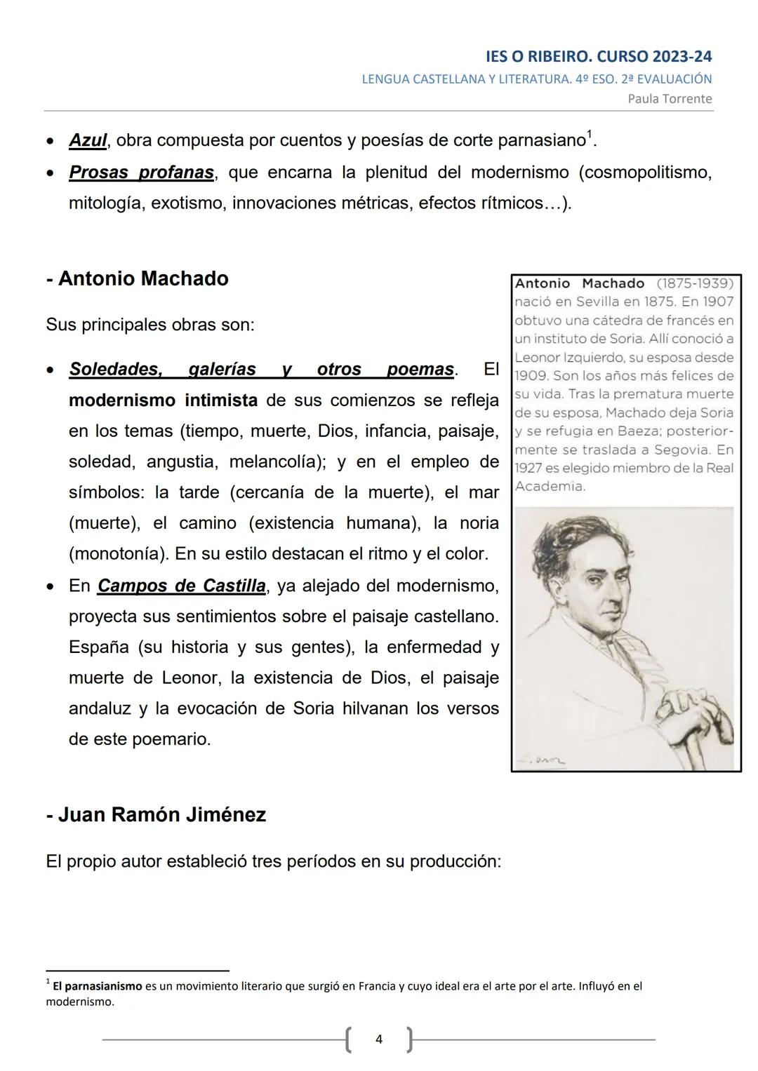 Monarquía
parlamentaria
con Alfonso XIII.
3.3. EL MODERNISMO Y LA GENERACIÓN DEL 98
Contexto histórico de finales del siglo XIX e inicio del