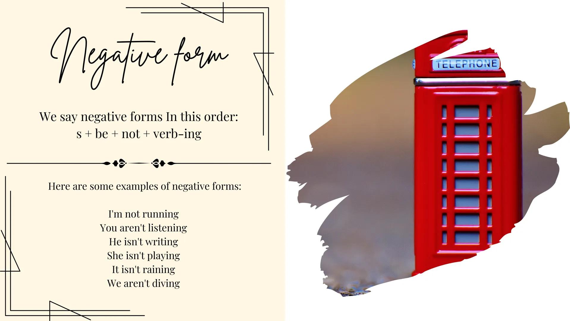 # present
# CONTINUOUS
By Claudia 🎀 # INDEX
1. PRESENT CONTINUOS
........................
2. AFFIRMATIVE FORMS
......................