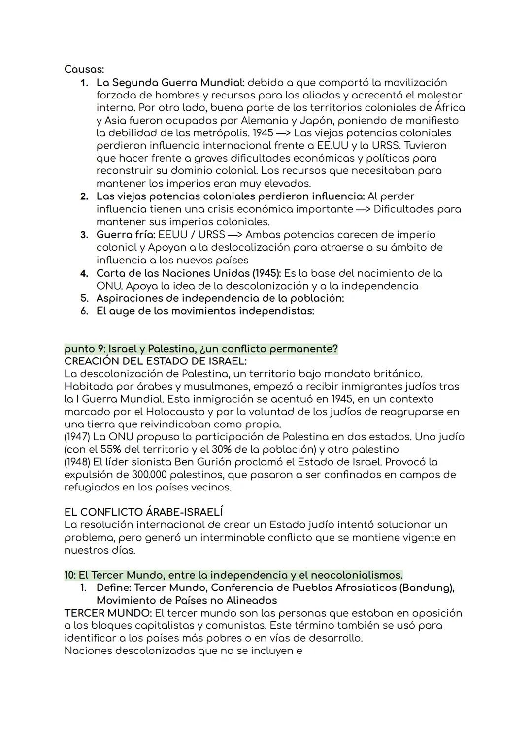 punto 1: ¿Cómo se desencadenó la Guerra Fría?
Plan Marshall: Fue un plan de ayuda para estimular la recuperación
económica que creó Estados