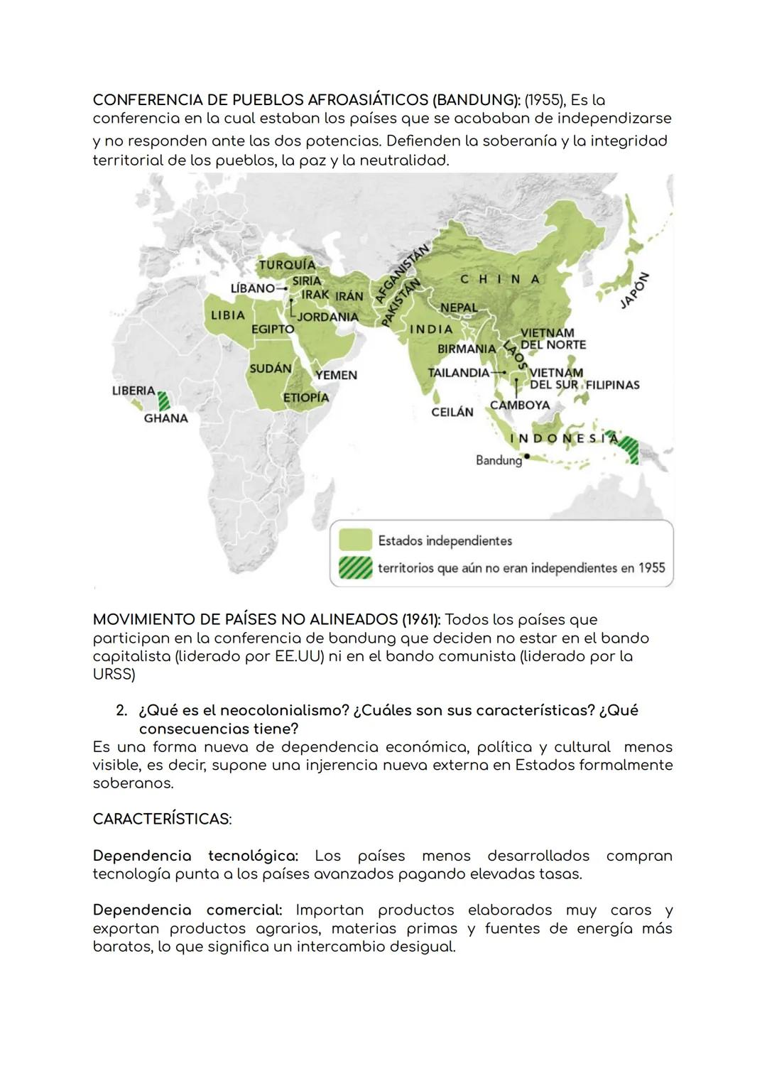 punto 1: ¿Cómo se desencadenó la Guerra Fría?
Plan Marshall: Fue un plan de ayuda para estimular la recuperación
económica que creó Estados