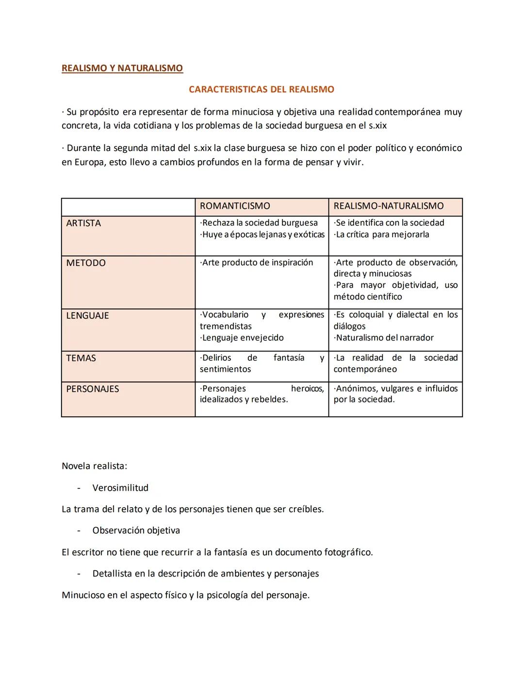 REALISMO Y NATURALISMO
. Su propósito era representar de forma minuciosa y objetiva una realidad contemporánea muy
concreta, la vida cotidia