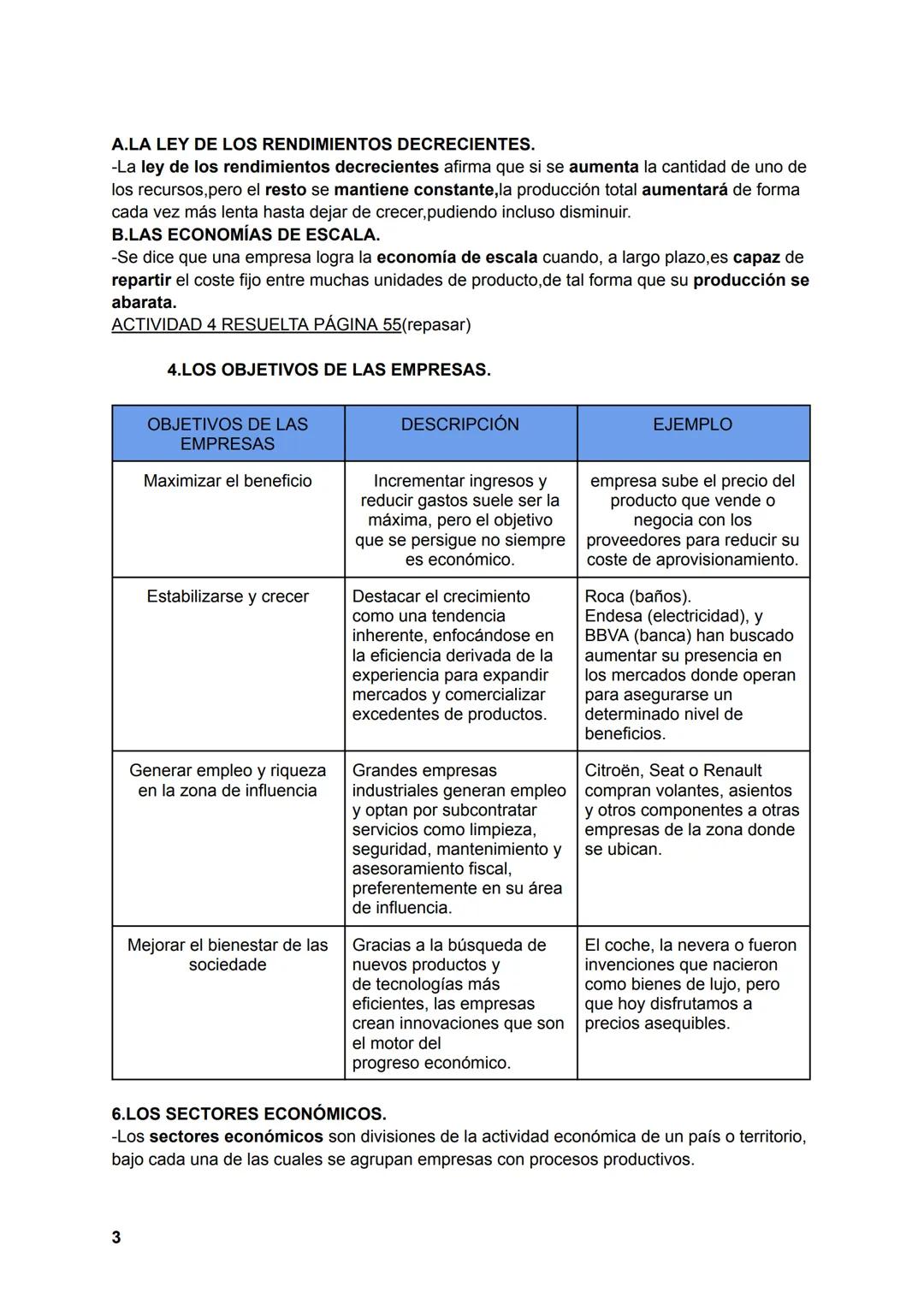 TEMA 3:
1.LA FUNCIÓN DE. PRODUCCIÓN
-LA DIVISIÓN DEL TRABAJO consiste en la fragmentación de una actividad productiva en
tareas más elementa