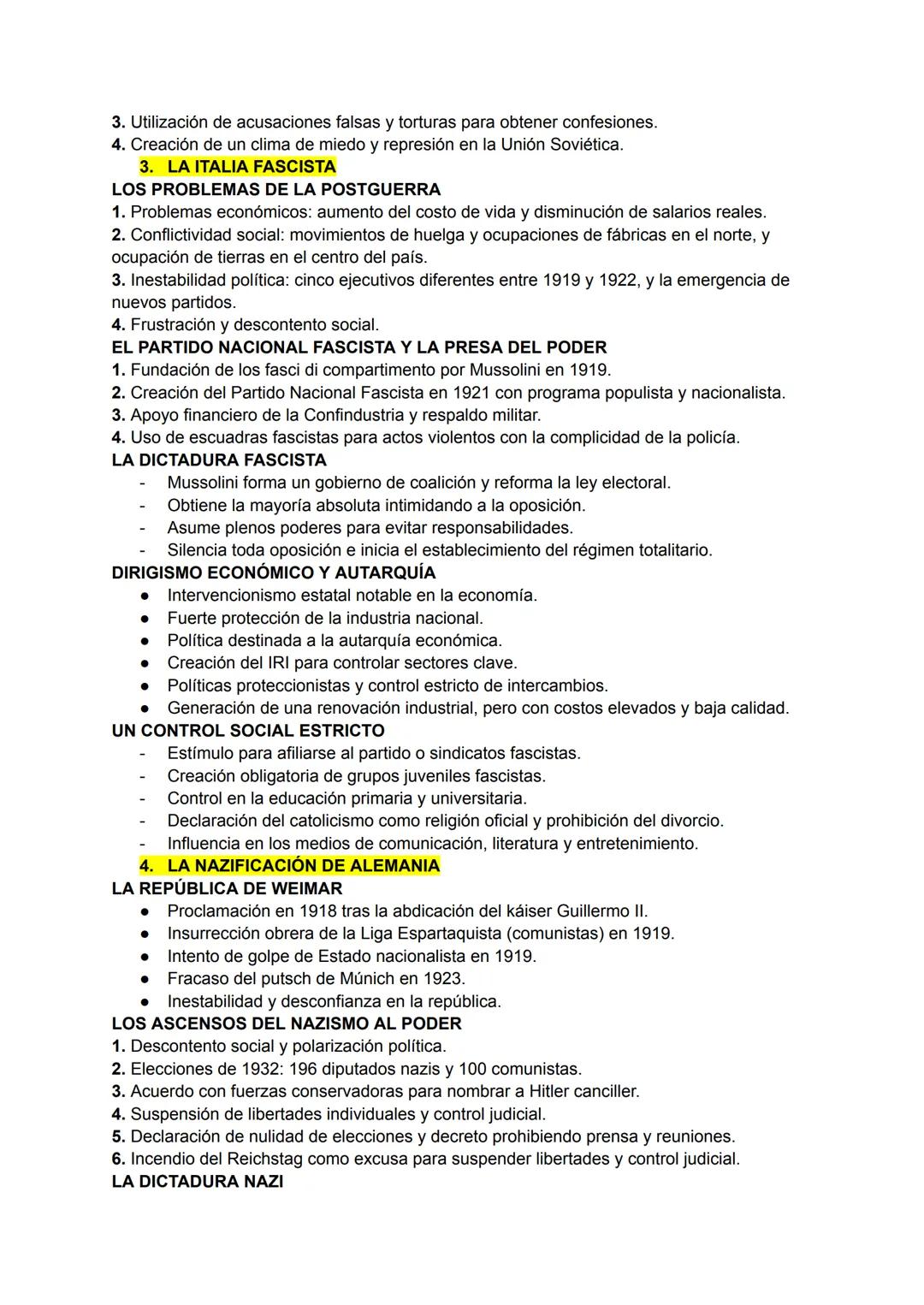 Primero de Bachiller
L'AUGE DELS TOTALITARISMES
ESQUEMA TEMA 8
1. LA RECULADA DE LAS DEMOCRACIAS EN EUROPA
AUMENTO DE LAS TENSIONES
1.Finali