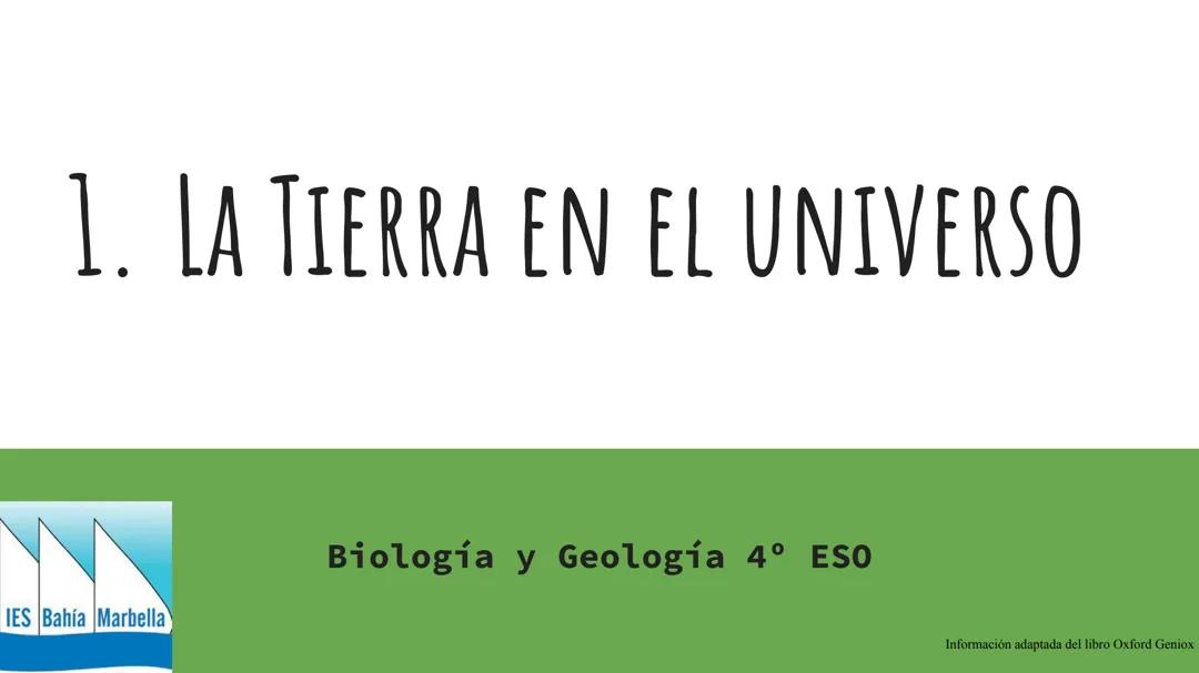 Biología y geología