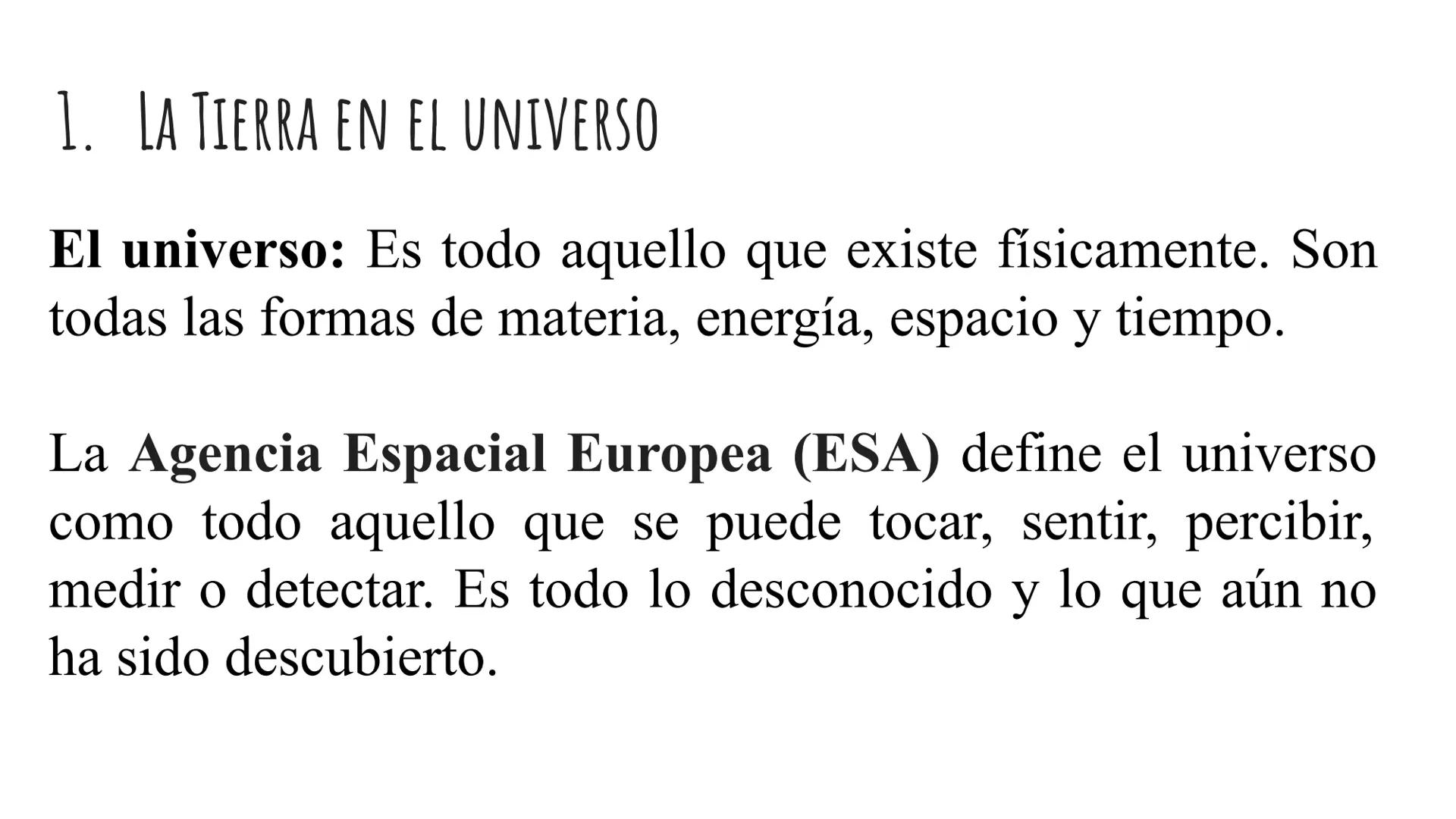 # 1. LA TIERRA EN EL UNIVERSO
Biología y Geología 4º ESO
IES Bahía Marbella
Información adaptada del libro Oxford Geniox  "Todo lo que co